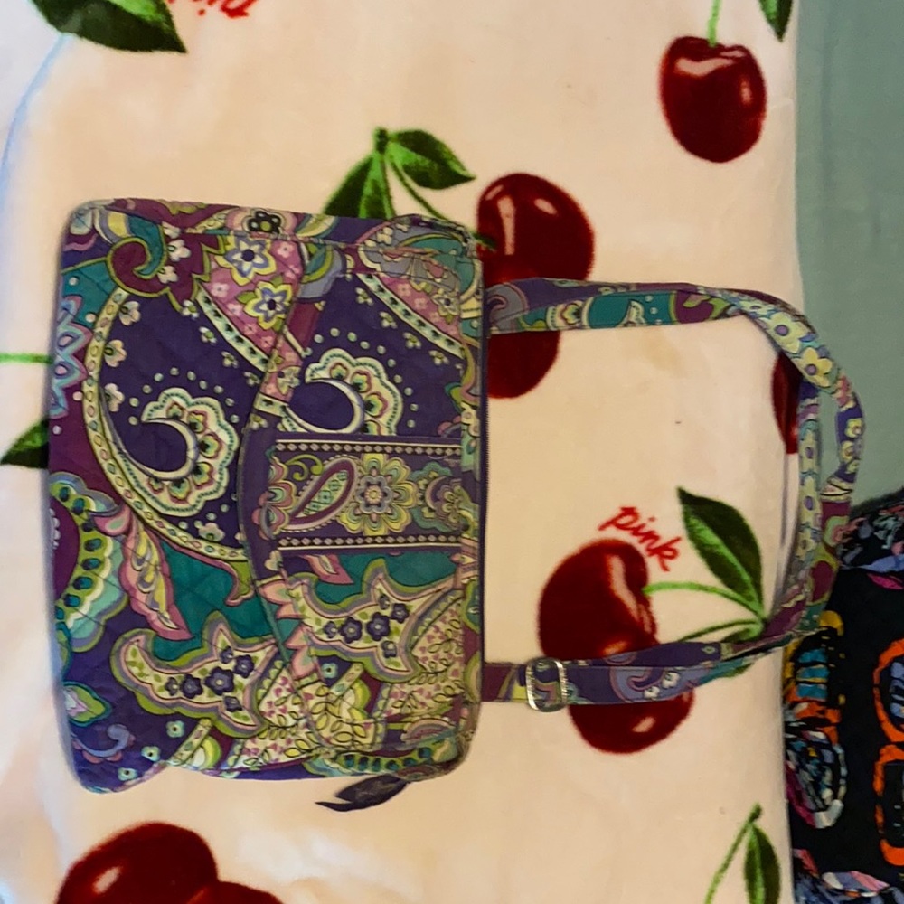 Small chrome/tablet Vera bag